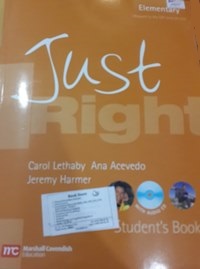 Just Right Elementary Students Book 